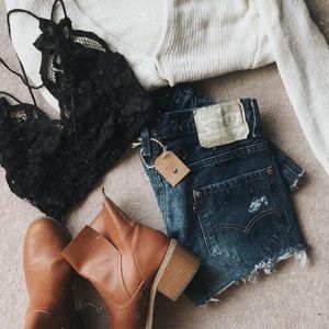 Vintage Levi Jean Shorts